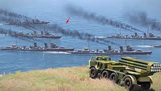 Ukraine Multiple Launch Rocket System Destroyed 3 Russian Heavy Battleships | Milsim ArmA 3 S14