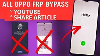 ALL OPPO Frp Bypass 2025 No Youtube No Share Article in Wifi| Oppo A17K Frp Bypass Android 12