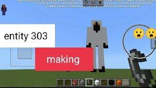 how to make entity 303 with blocks in Minecraft #