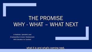 The Promise: Why, What, What Next? | Jo Haddrick | NHS Education for Scotland