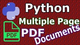 Python Reading Multipe Page PDF Documents