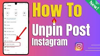 How To Unpin Post On Instagram 2024