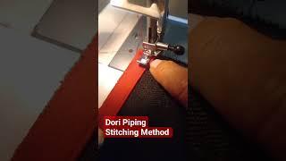 Use Zipperfoot to Stitch Dori Piping SUBSCRIBE Home Tailoring by Kusum Sharma for More SEWING Videos