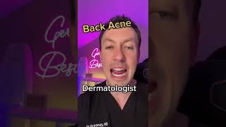 3 steps to cure back acne #shorts