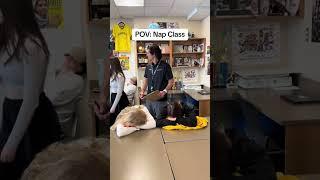 That kid should be in AP nap class #teacher #funny #napclass