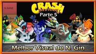 Melhores e Piores Visuais dos Personagens do Crash Parte 5 (N. Gin) - Tier List