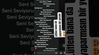 Seni seviyorum yazısı #keşfet #2024 #keşfetbeniöneçıkar #seniseviyorum #funk  #shorts #shortvideo