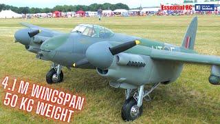 GIANT RC de Havilland DH.98 MOSQUITO | 4.1M wingspan and weighs 50KG !