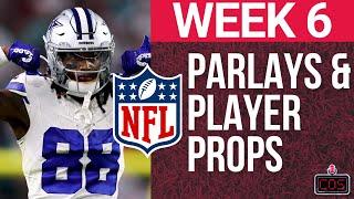 4 P's: Parlays, Player Props and Predictions for NFL Week 6!