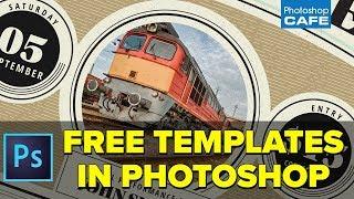 how to use + get PHOTOSHOP TEMPLATES (jump start your creativity)