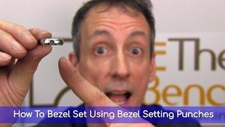 How To Bezel Set Using Bezel Setting Punches - Making Your Own Silver Bezel Set Gemstone Ring