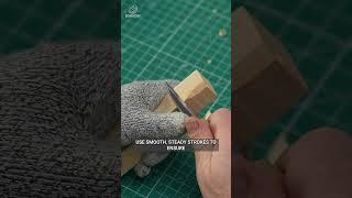 Explore the nature of push cuts with BeaverCraft tips  #BeaverCraft #WoodCarvingTips