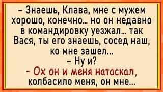 Как Васька с хозяйством до колен к соседке зашел! Сборник свежих анекдотов! Юмор!