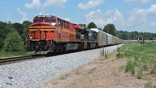 HD: NS 8114 Original NS Heritage Unit leads NS Train 26A in Waco, GA