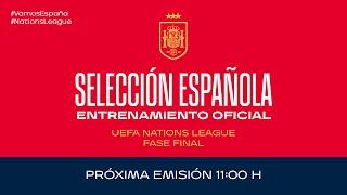 EN DIRECTOEntrenamiento oficial  Selección Española |  SEFUTBOL