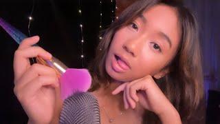 ASMR ~ Tongue Flutters + Brushing for DEEP Tingles