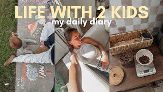 SAHM VLOG: dad's home, crockpot tortellini soup recipe, crumbl taste test, 3 year anniversary & more