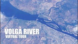 Volga River воздушный тур по волге aerial tour virtual