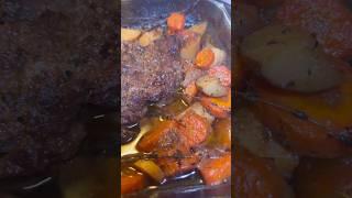 Juicy Tender Pot Roast with Carrots Onions and Potatoes #potroast #recipevideo #recipe