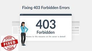 How to Fix a WordPress 403 Forbidden Error|100% Working