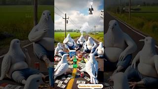Monkey’s Revenge – True Justice #ai #monkey #pigeon