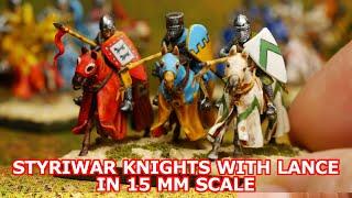 Styriwar Miniatures Knights reescaled to 15 mm - Miniature Wargaming