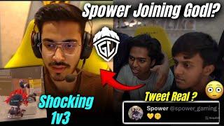 Spower Joining Godl ?   | Spower Tweet Real or fake ?  | Admino Shocking Clutch 