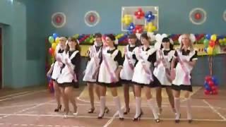 Cute dancing in school uniform