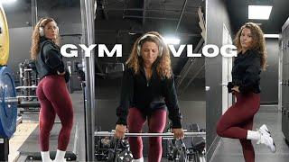 Gym VLOG  | grwm, glute workout, winter arc struggles