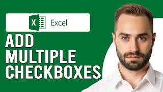 How To Add Multiple Checkboxes In Excel (How To Insert Multiple Checkboxes In Excel)