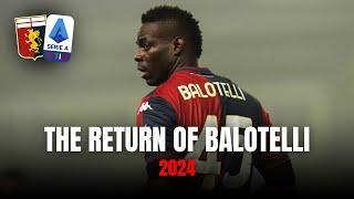 The Day Balotelli Returned to Serie A with Genoa! | Balotelli DEBUT Genoa 