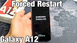 Galaxy A12: How to Force a Restart (Forced Restart) | Frozen or Stuck Screen?