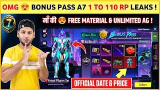 FREE MATERIAL  A7 Bonus Royal Pass is Here | Bonus Pass A7 | A7 Royal Pass | Bonus Pass A7 Pubg