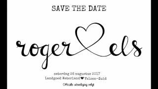 Save the Date 26 augustus 2016