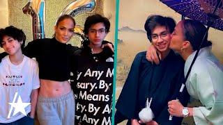 Jennifer Lopez Celebrates Twins Emme & Max's 16th Birthday In Japan