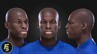 Nicolas Jackson Face 2024 Bald Version - PES 2021 & FL24