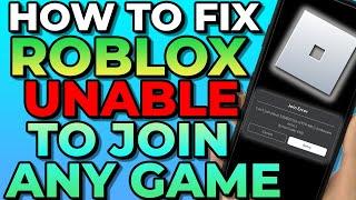 How To Fix Roblox Launching Error Unable To Join Any Game 2023