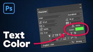 How to Change Text Color in Photoshop
