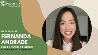 Fernanda Andrade | 2020 Scholarship Recipient