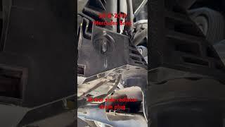 Mercedes Benz GLK radiator drain plug location. #automobile #radiator #coolant #drain