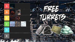 Turrets farming | Polymer | Cementing Paste | Chitin | Keratin | Electronics | Silica Pearls | ARK