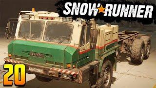 Прохождение SnowRunner #20 | Тяжелая техника лучше всех? (Pacific P12 и Voron D-53233/Ural-4322)