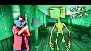  TV Wala Siren Head -TV Head Escape 3d Full Gameplay With Oggy and Jack Voice