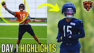 Caleb Williams & The Chicago Bears Are LOCKED In At OTAs... | Day 1 Highlights |