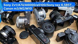 Máy ảnh cũ 31/10 - Sony Zv1, A7ii, M3, M2, Nex 5R 5T, Nex6...