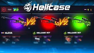 1VS1VS1 BATTLE PAID REALLY HUGE ON HELLCASE ! HELLCASE PROMO CODE 2024 ! HELLCASE GIVEAWAY 2024 !