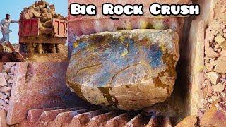 "Big Rock Crusher Machine: A Giant in Action"Big Rock Crushing: A Powerful Process"#stonecrusher