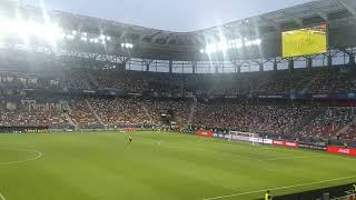 Romania U21 vs Ukraine U21. UEFA Euro 2023. "Honor et Patria" fans vs Police