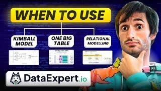 Data Modeling: One Big Table vs Kimball vs Relational for data engineers