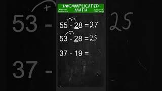 Subtraction Trick | Fast Subtraction Hack | #shorts #maths #mathtricks